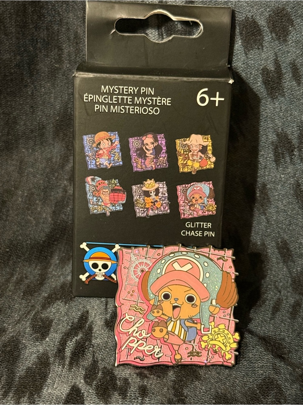 Loungefly Pink Chopper Glitter Chase Mystery Pin - One Piece